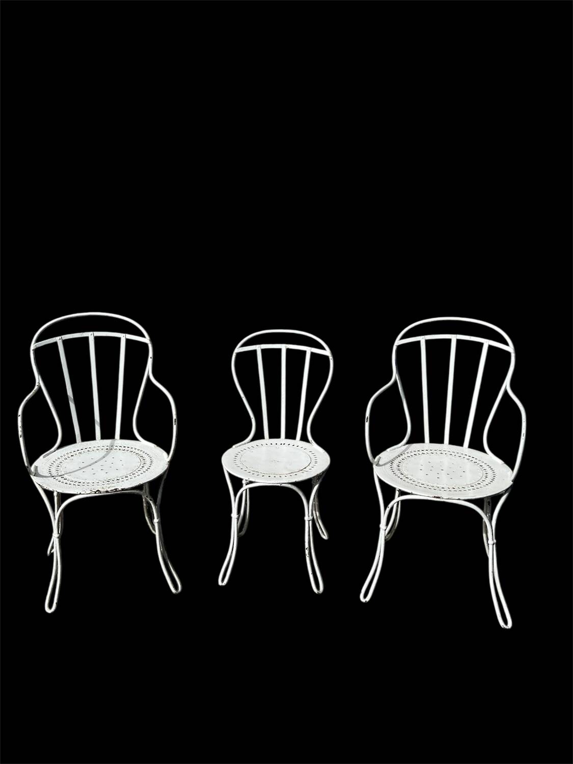 19th century garden chairs