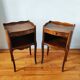 Pair of French Louis XV style bedside tables