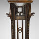 Wardrobe with Asian coat made of wood carved with dragons