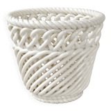 Bassano woven ceramic planter, 1960