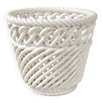 Bassano woven ceramic planter, 1960