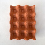 Terracotta clay egg tray