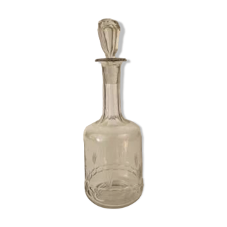 Glass wine carafe