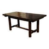 Georges Robert pine and oak dining room table, 1960s