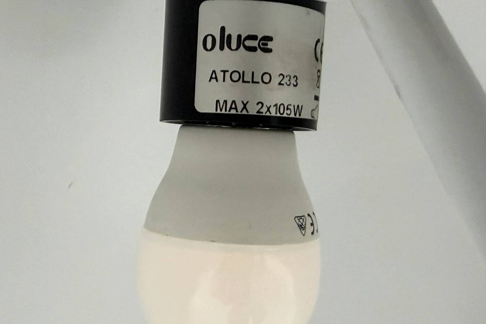 Lampe de table Atollo 233 par Vico Magistretti pour Oluce - 1970s