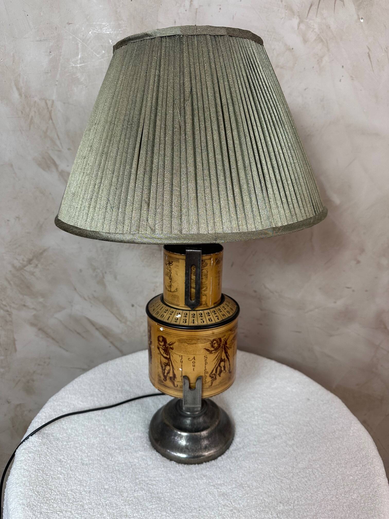 1920 Calendar Lamp