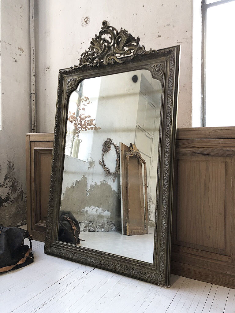 Mirror rosette Louis XVI 90x154cm