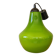 Suspension in green opaline from the 1970s.