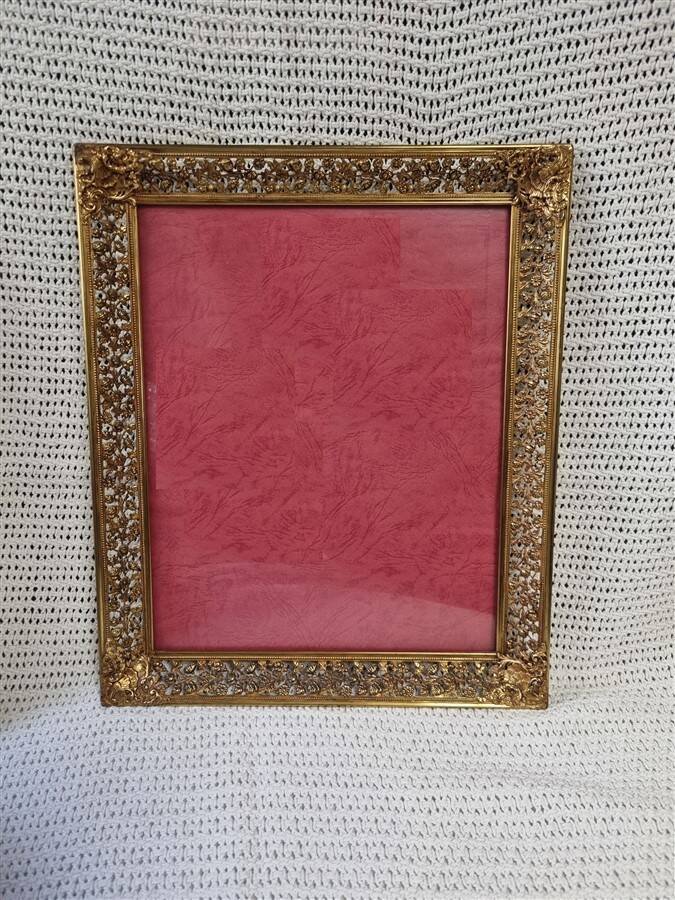 Brass photo frame