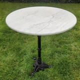 Marble bistro table for Bérengère Pro