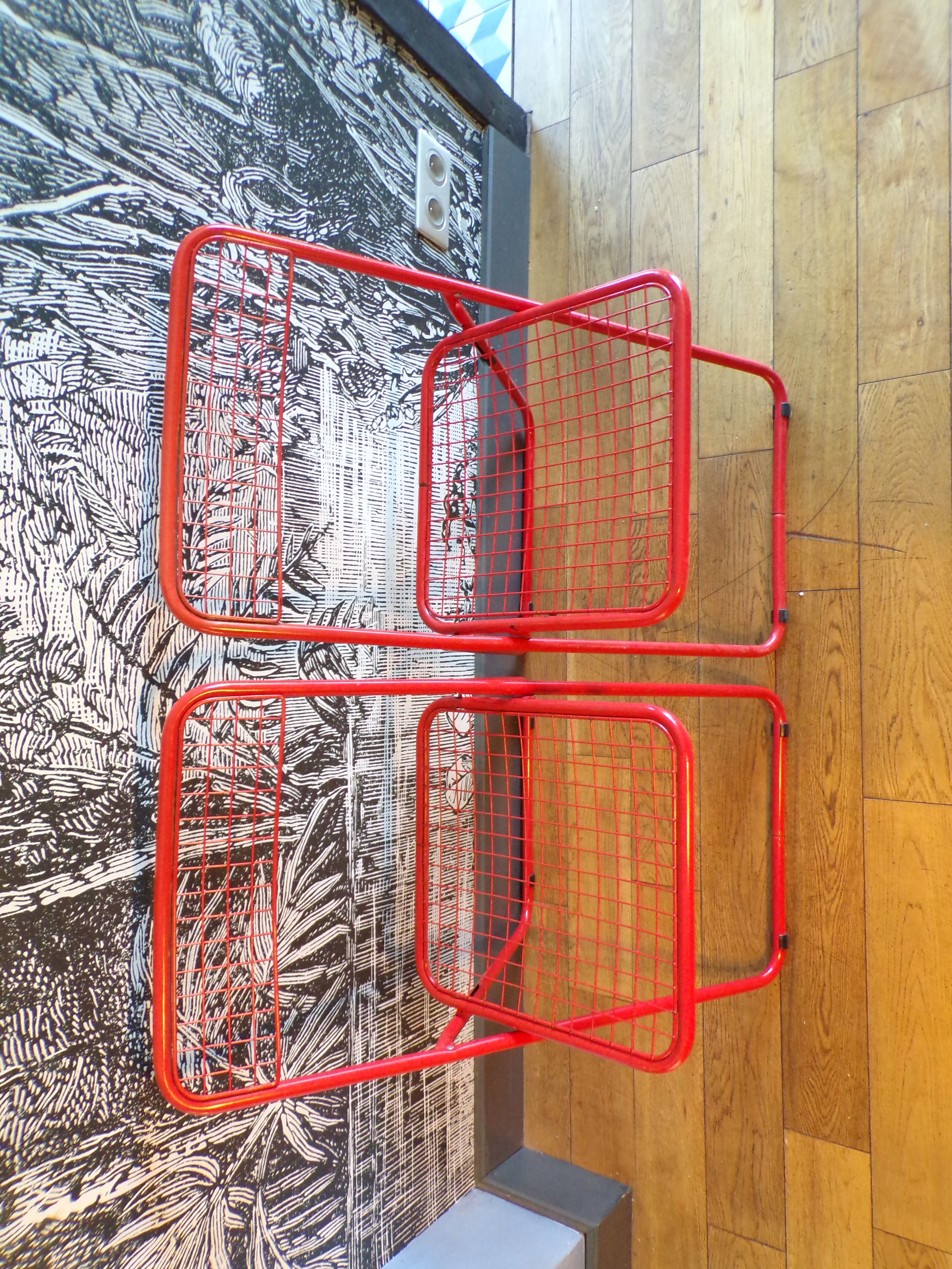 Pair of ted net mesh chairs ted net ikea