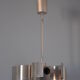 Brushed aluminum hanging 70s