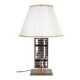 Table lamp, abacus in lacquered wood and metal, 1960