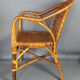 Fauteuil enfant rotin & osier vintage 70s