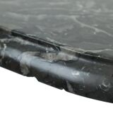 French Marble Console Ornate Brass Legs Baroque Style