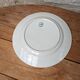 Old barbotine plate with plum motif Saint Amand Hamage