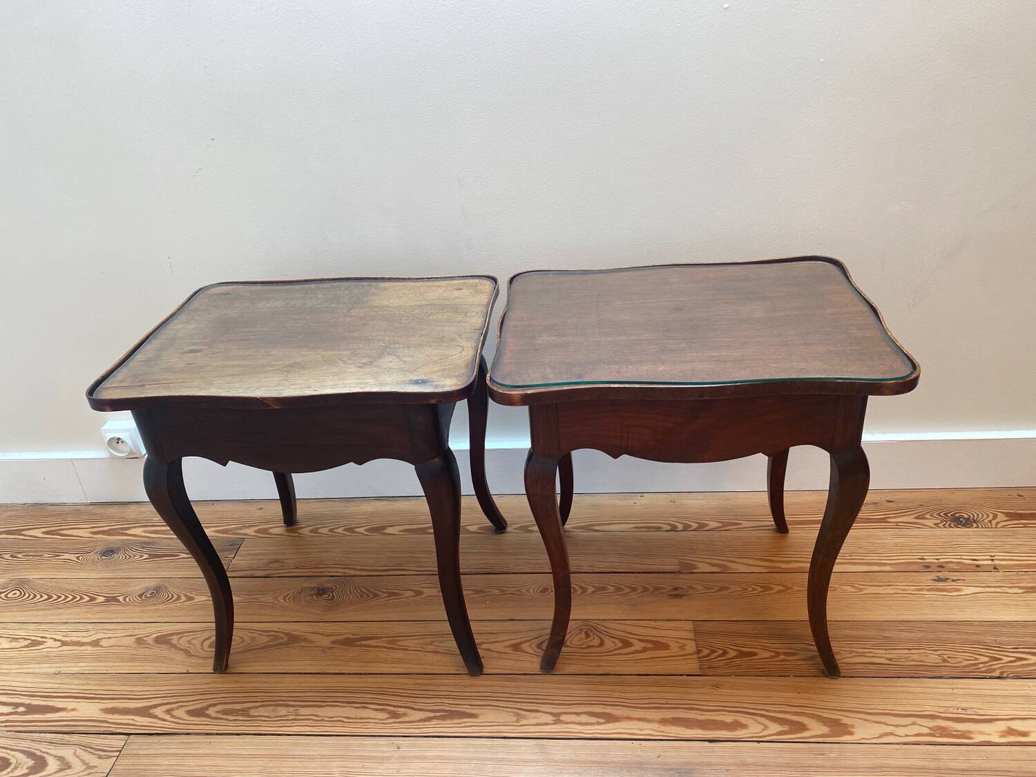 Pair of Louis XV style bedside tables