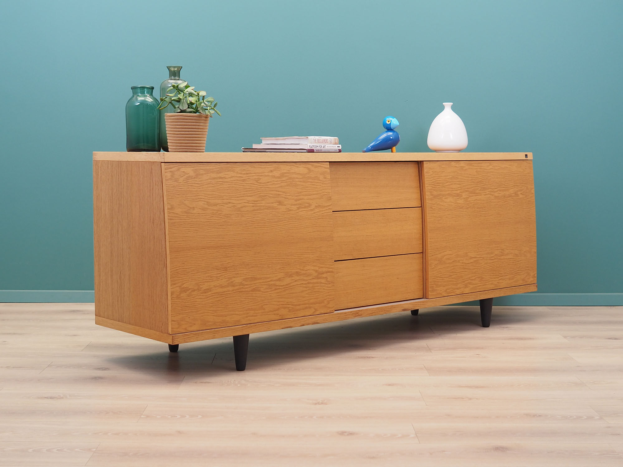 Enfilade en frêne, design danois, années 90, fabriqué par Skovby