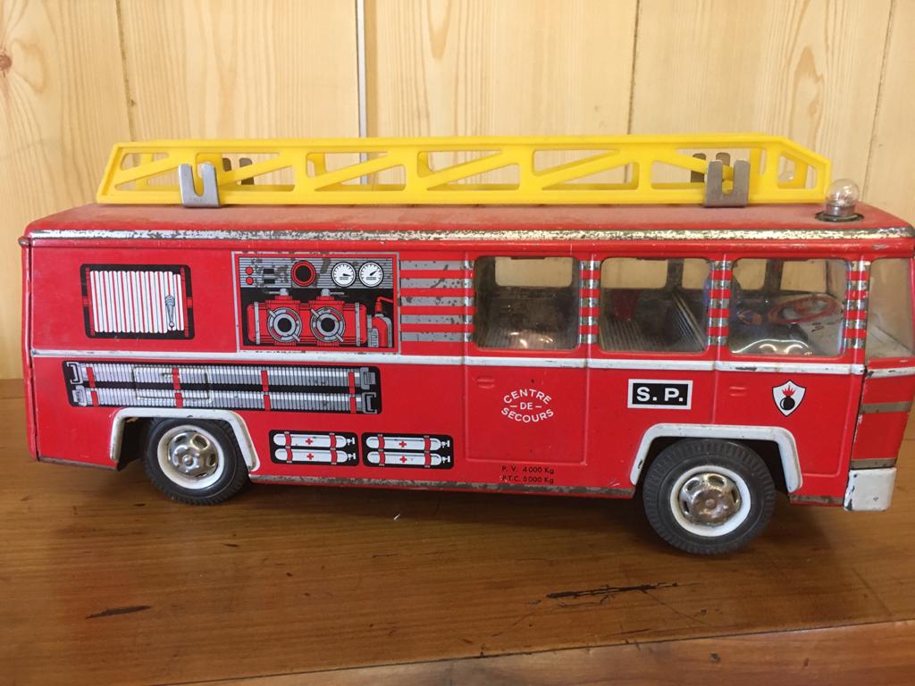 Toy fire truck, 1970