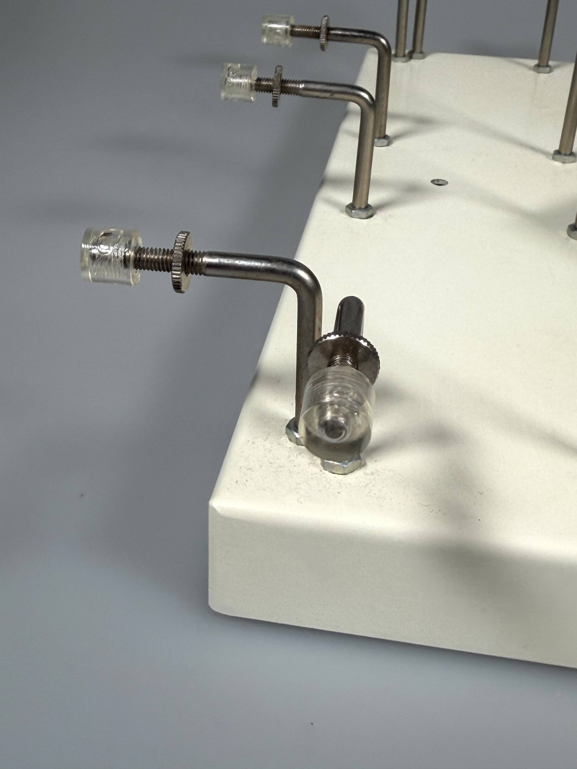 1960s 1970s Ice Glass Flush Mount Plafoniere by Kalmar Franken KG Austria