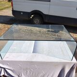 Tempered glass coffee table "Ligne Roset"