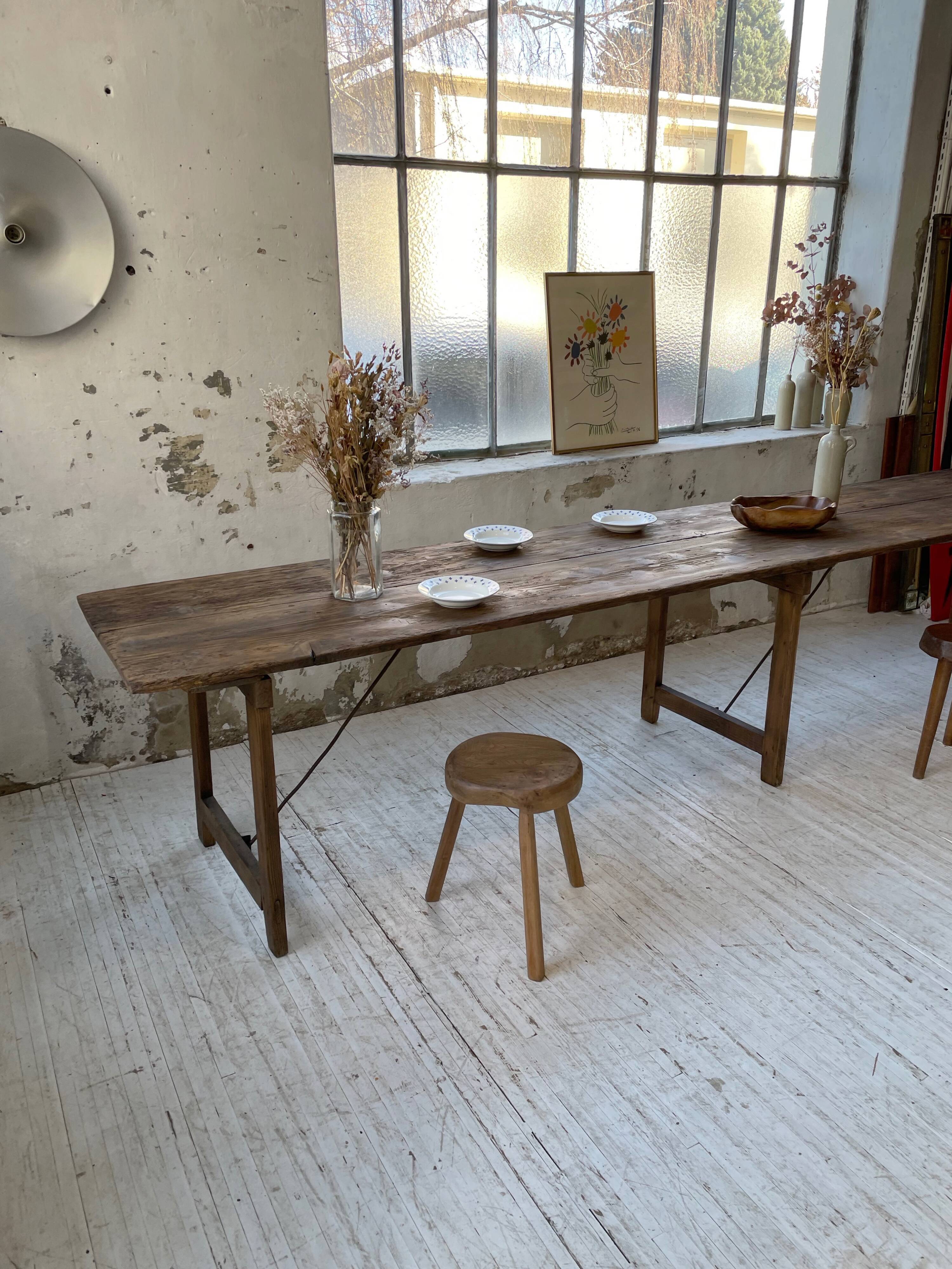 Guinguette table XXL 4m folding