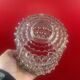 Molded glass pendant lampshade circa 1960/70