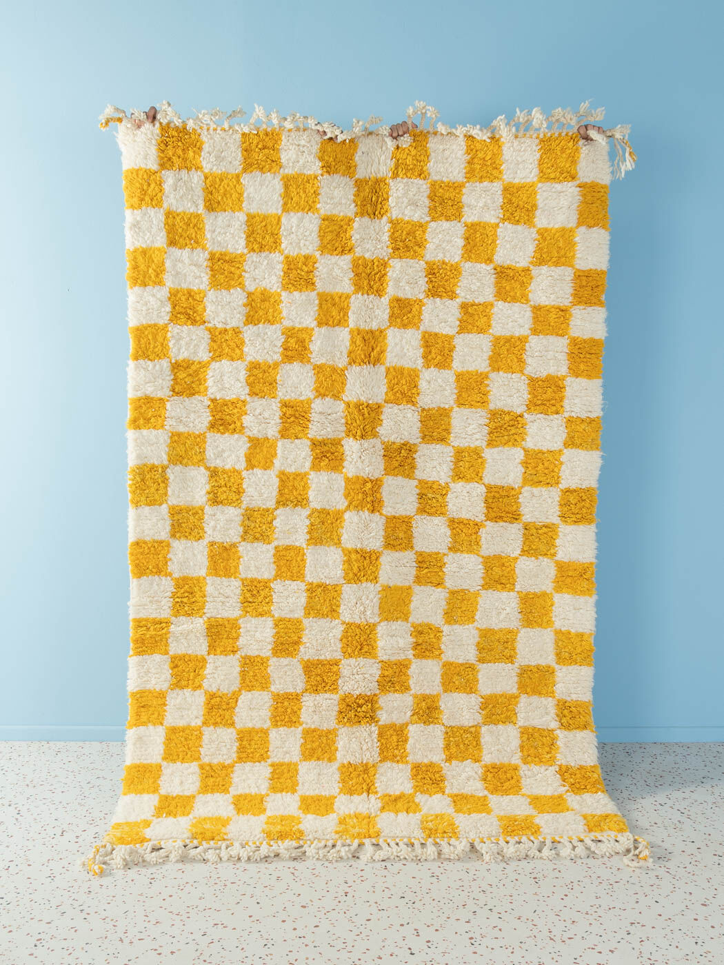 Tapis berbère, Lemon Check II, 147 x 235