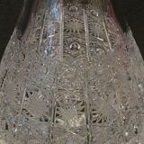 Carafe 1 liter in carved bohemian crystal chiseled