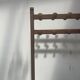 20th century solid fir hotel coat rack