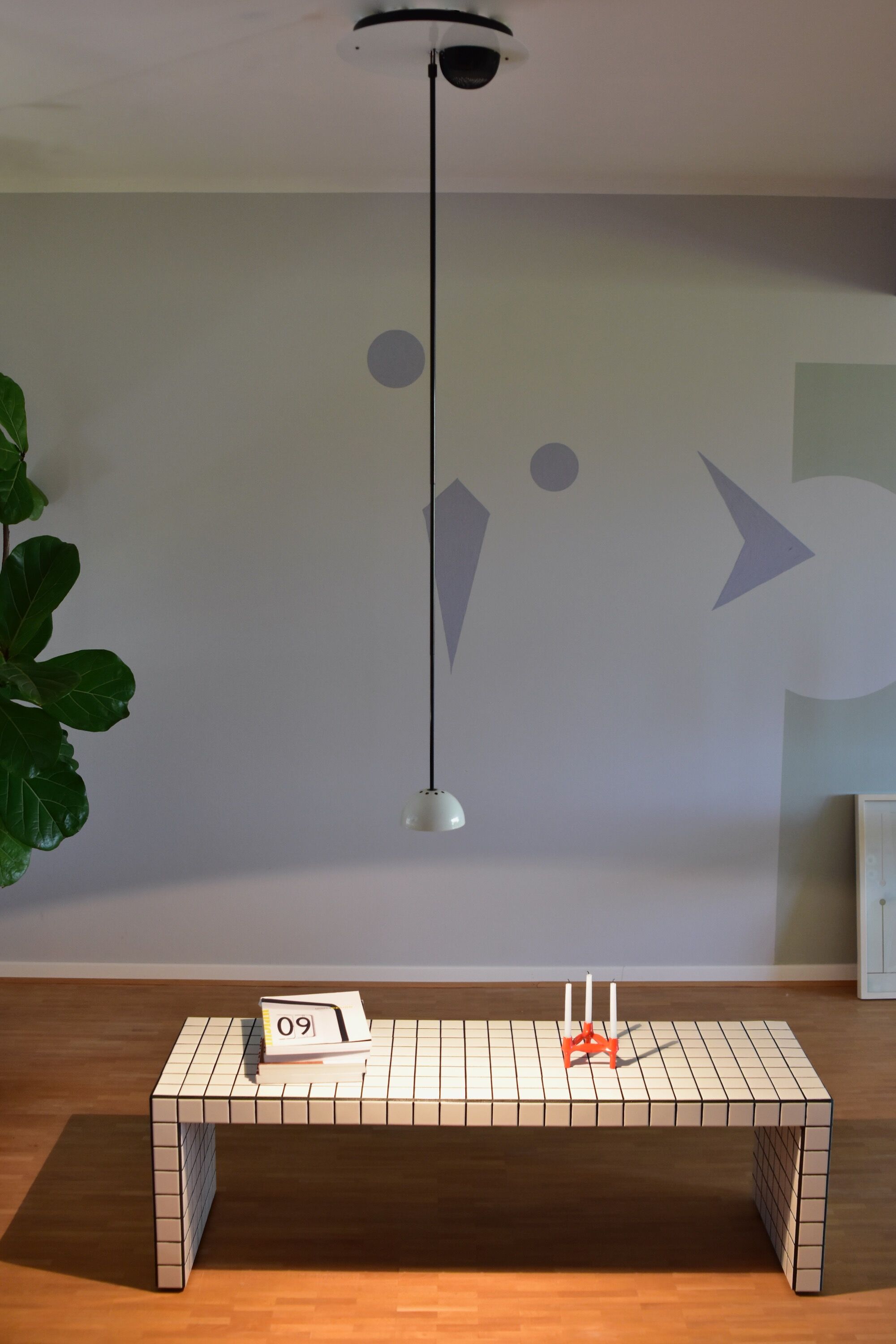 1980s Alessia Ceiling Lamp by Carlo Forcolini for Artemide, Made in Italy