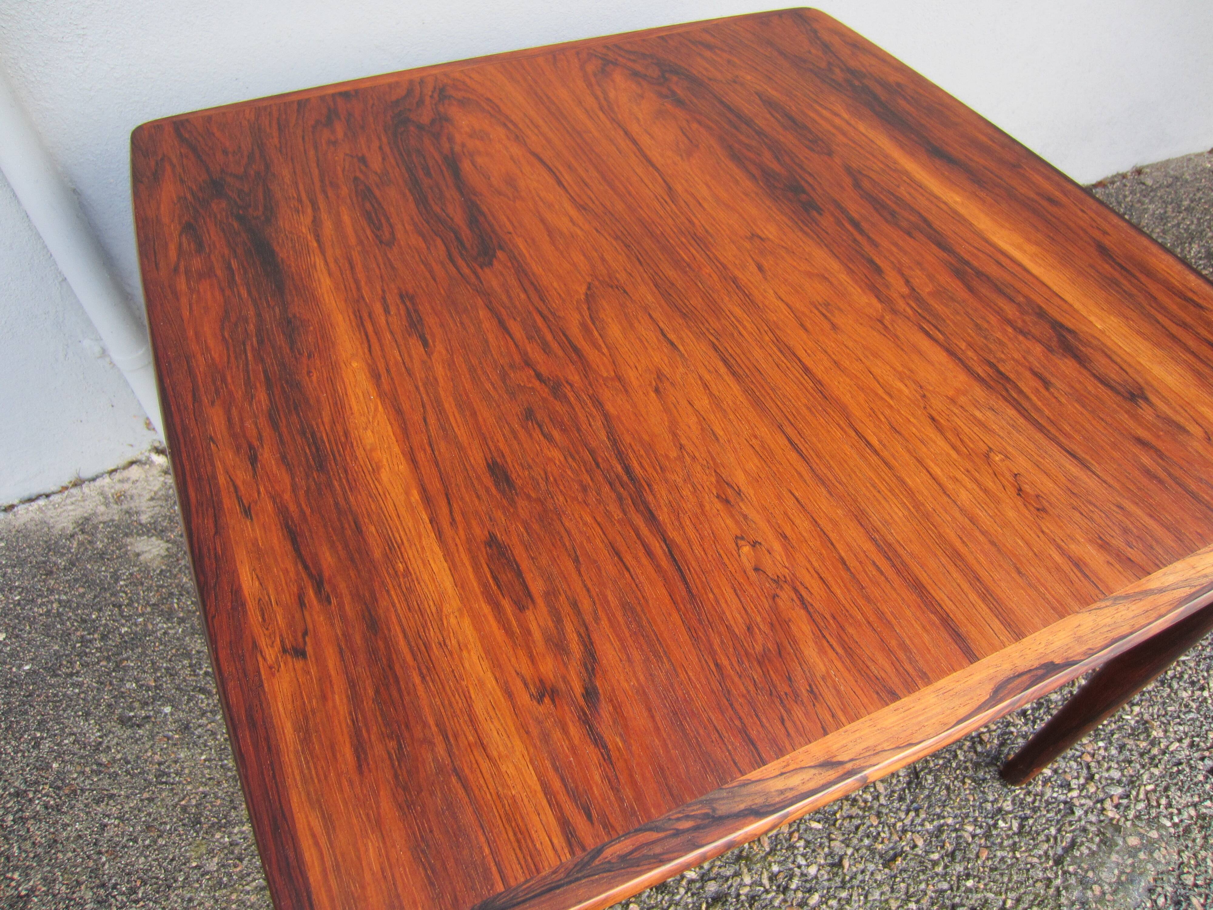 Square Scandinavian coffee table by Yngvar Sandström for AB Seffle Möbelfabrik