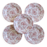 Large EIT England plates decorated with small roses