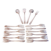 16-Piece Silver Plated Dessert Cutlery Set