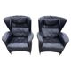 Pair of postmodern armchairs DS-23 by Franz-Josef Schulte for De Sede