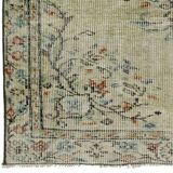 ONE-OF-A-KIND TURKISH HANDWOVEN VINTAGE RUG - RUSTIC VINTAGE CHARM 206X 109