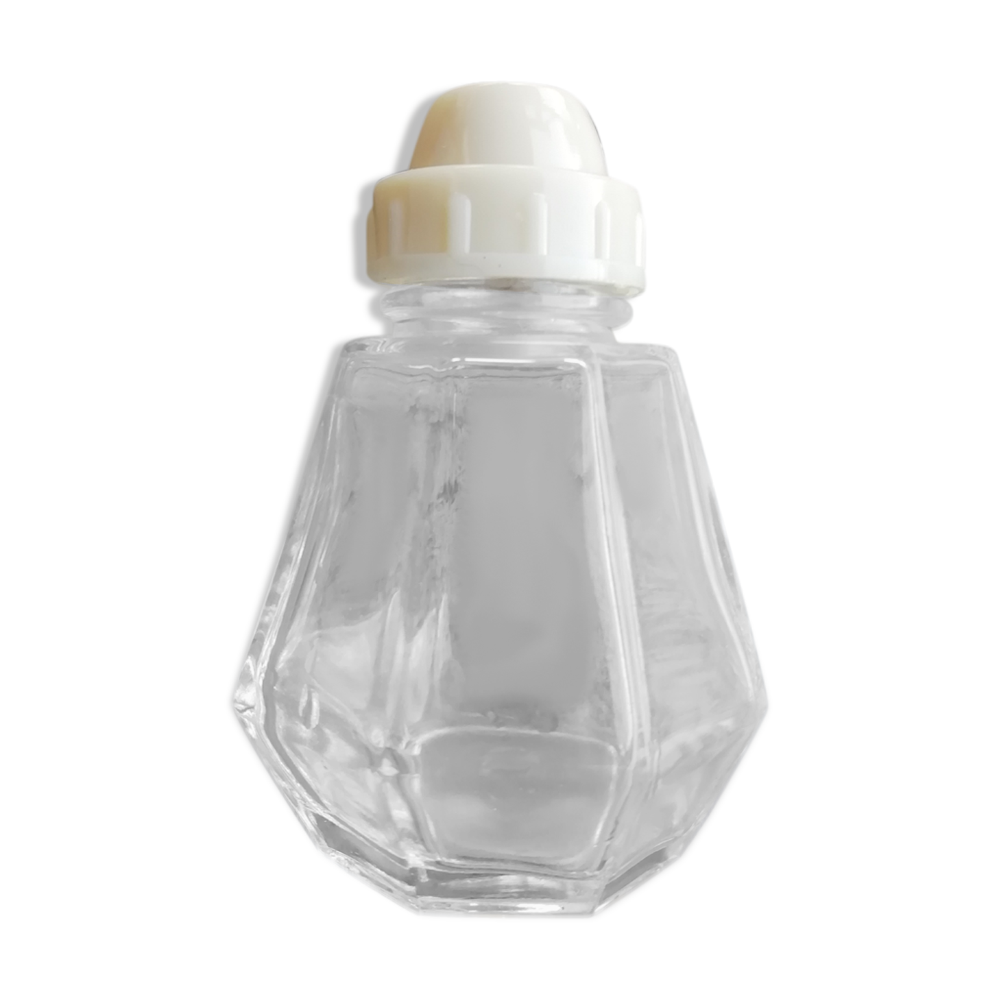 Salière à facettes bouchon bakélite