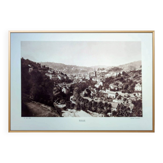 Tulle, Corrèze, photo board printed in 1942.