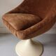 Chaise tulipe velours 1970