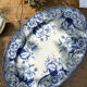 Oval dish Flora Creil and Montereau 1880