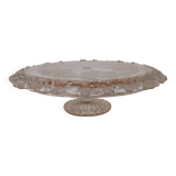 Vintage Walther Glass Mikasa Germany Pedestal Cake Tray