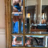 Hexagonal art deco mirror