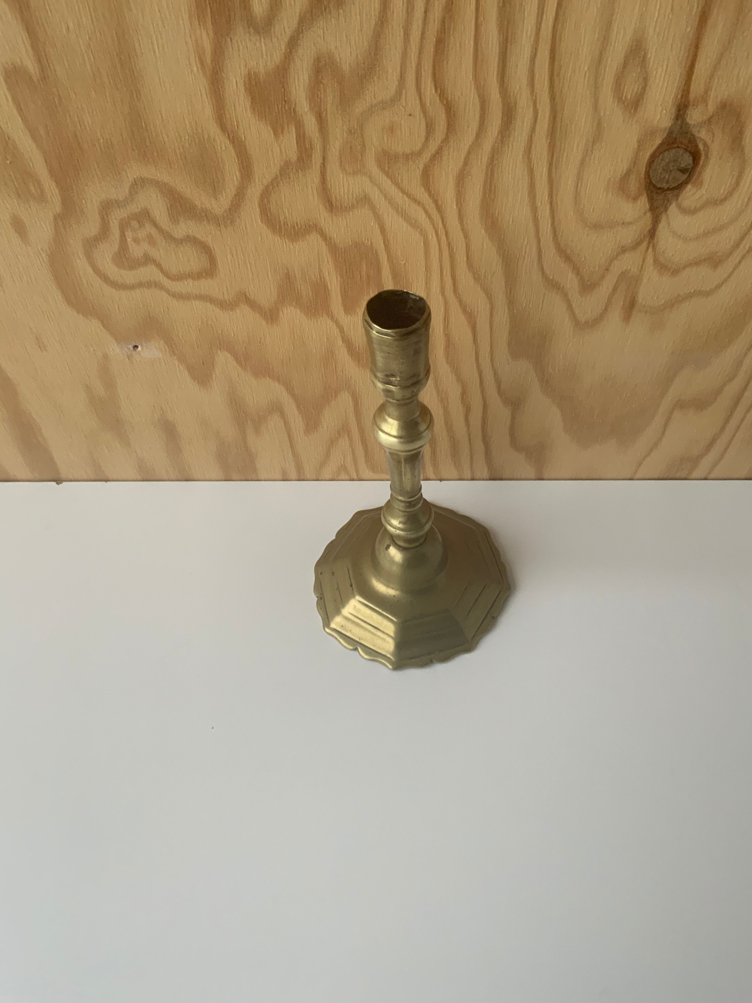 Brass candle holder