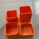 Porte crayon vintage orange