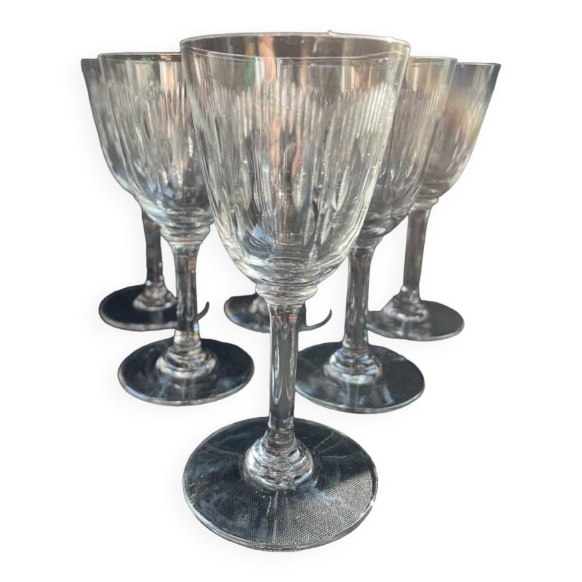 6 Baccarat port glasses Molière service