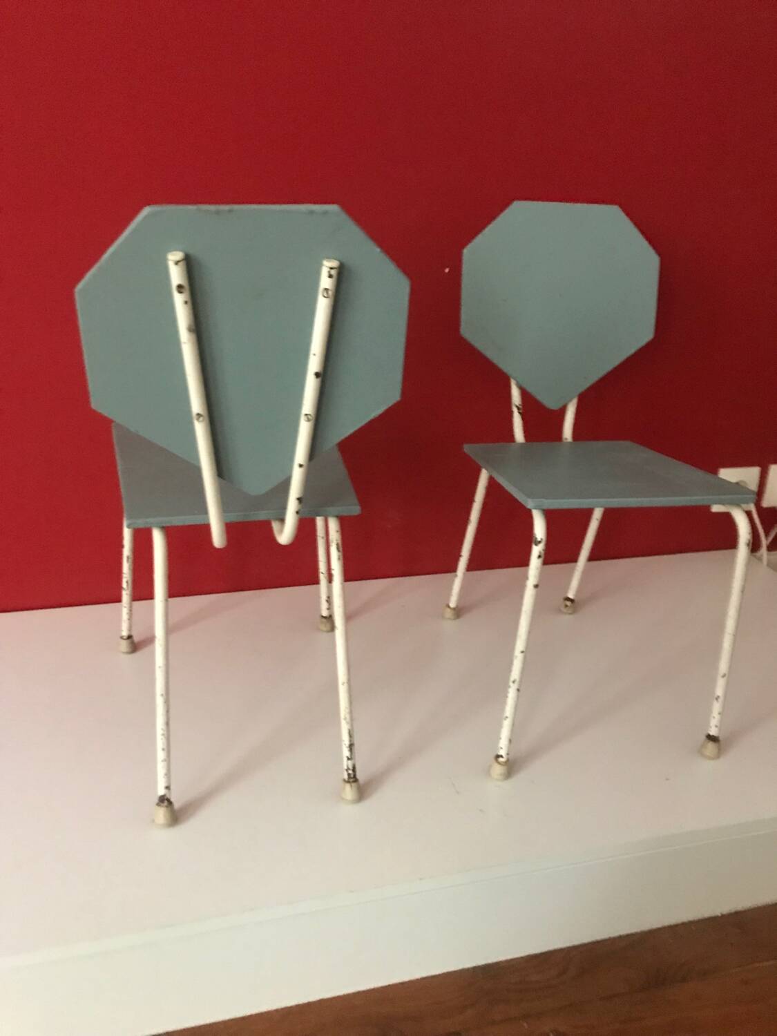 Pair of vintage children's chairs