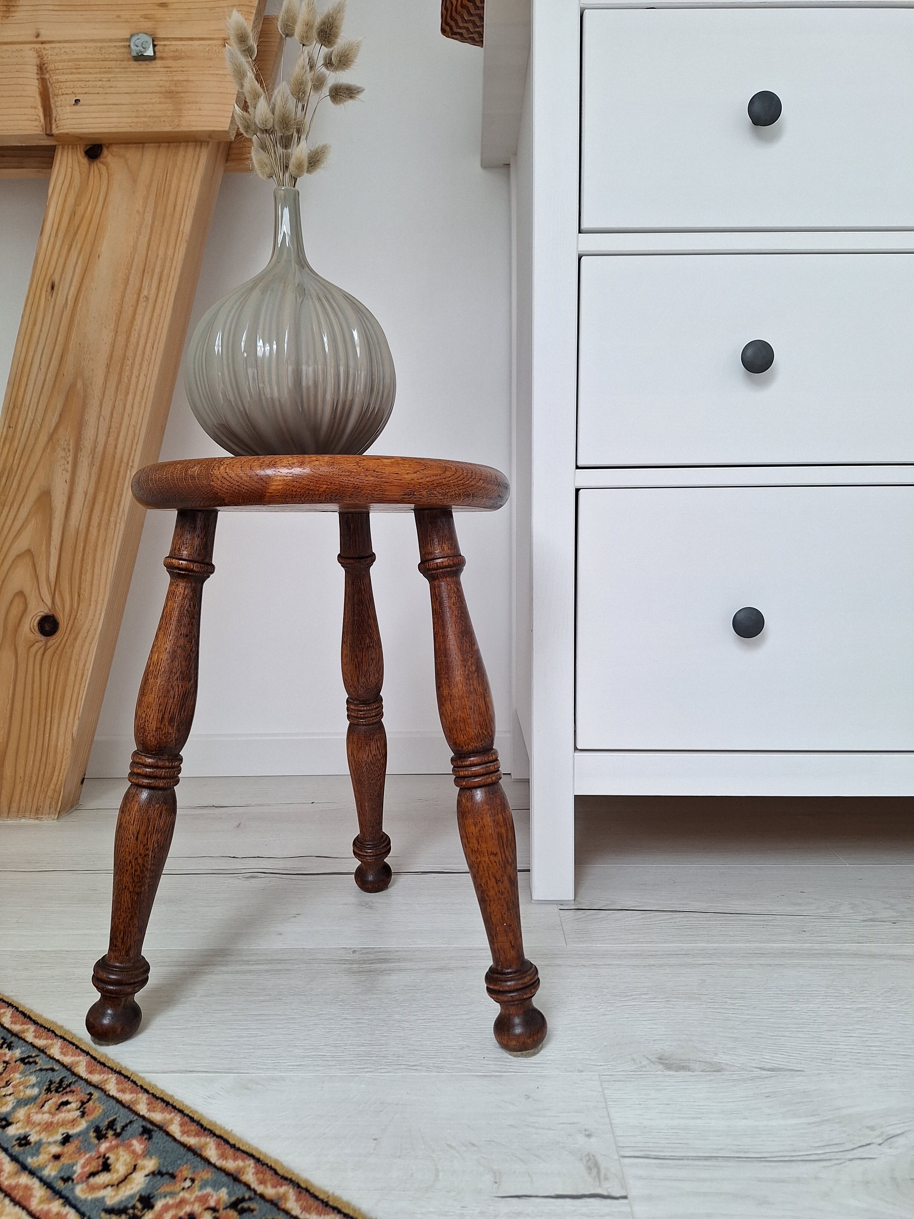 Vintage tripod stool