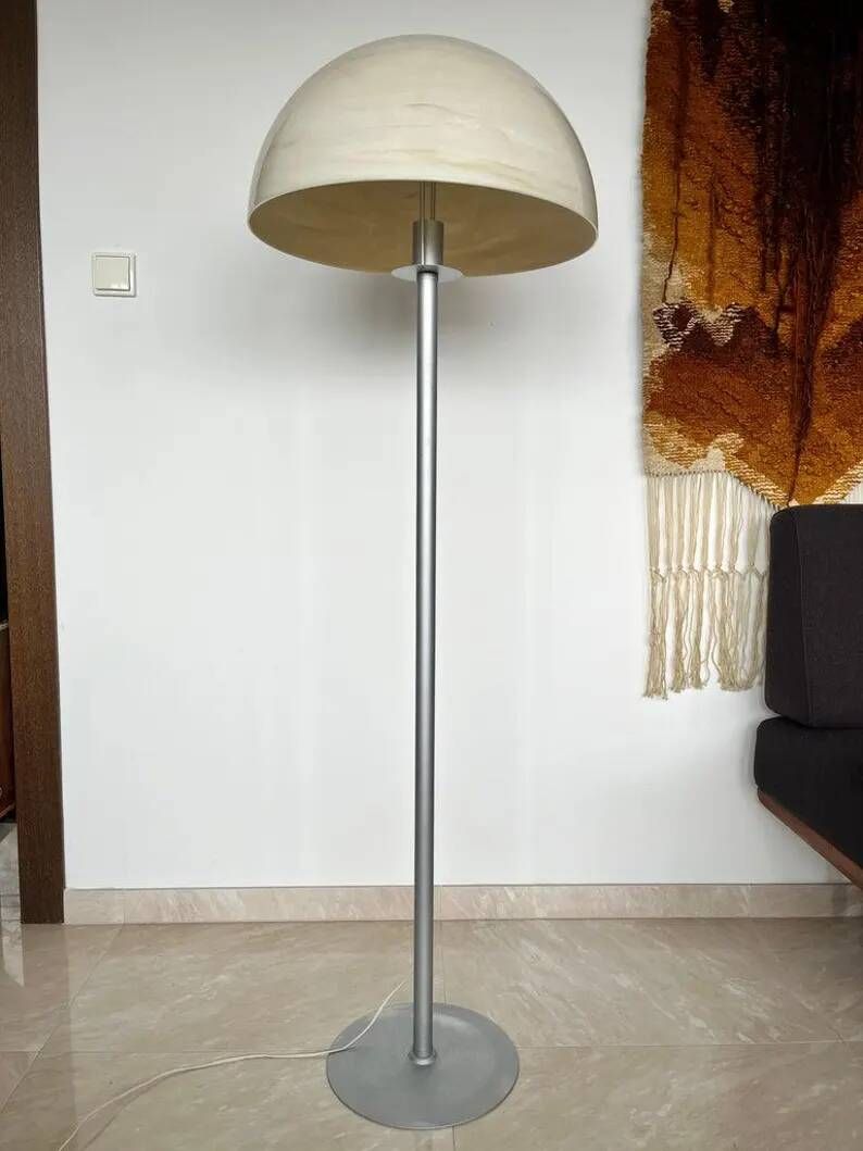 Lampe de sol design des années 1970 "Champignon"