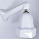 Wall lamp Art Deco opaline porcelain years 20-30