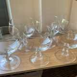 6 coupes à fruits ou glace, coupe à dessert